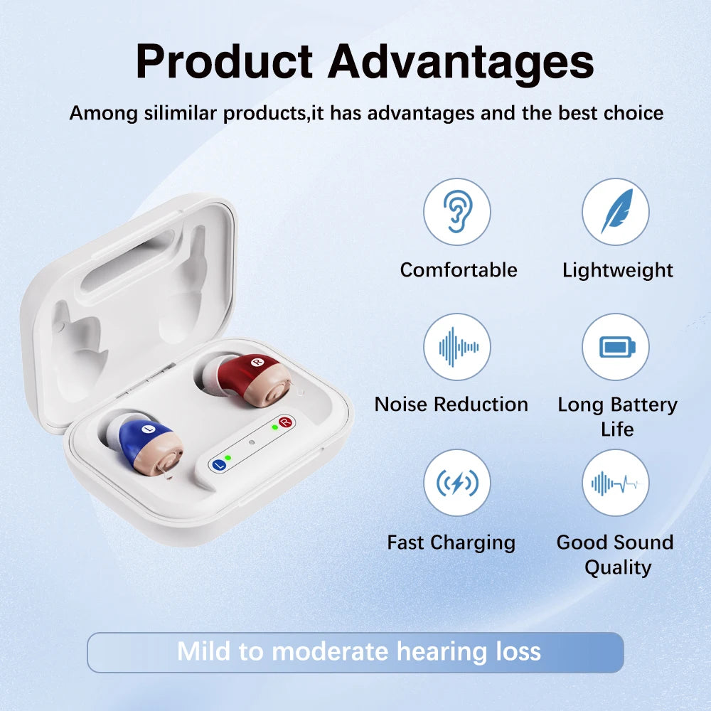 Clairsound — Amplificateur d'écoute rechargeable (la paire)